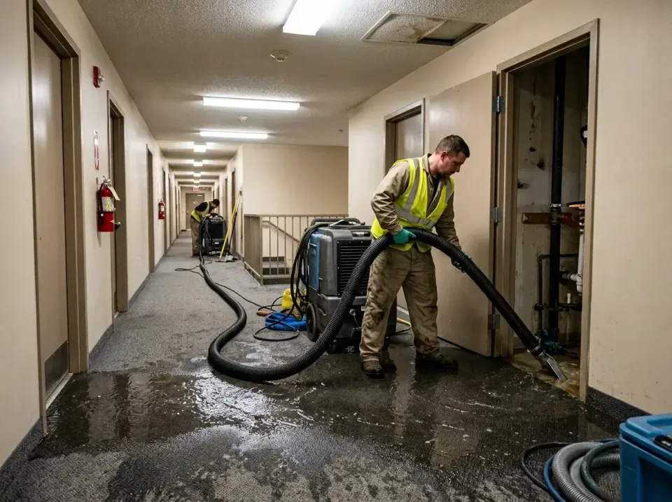multi-unit-apartment-hallway-f-005 — frequently asked questions, Emergency Burst Pipe Water Extraction & Removal in Eastland…